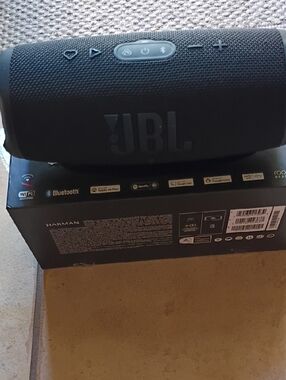 JBL Black Portable Bluetooth Speaker with Built-in Controls